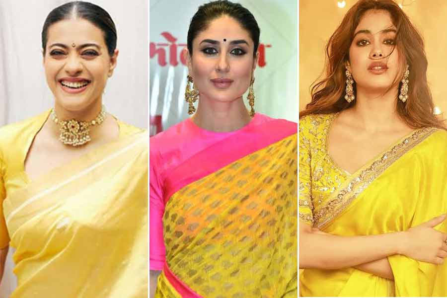 How to style a yellow saree with perfect matching blouse dgtl