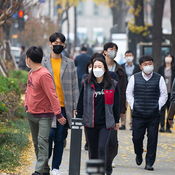 Children and teenagers in South Korea gotten taller and mature at an earlier age 