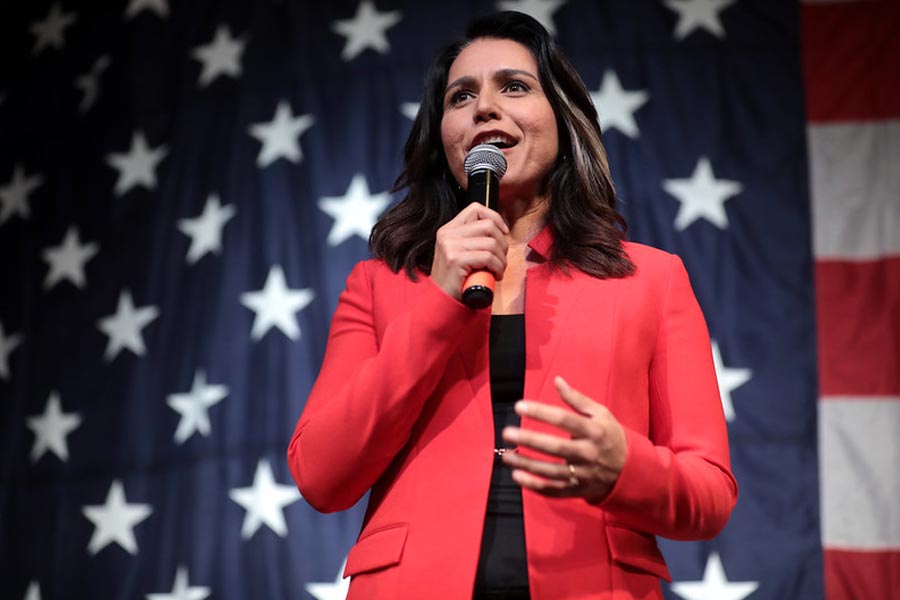 Donald Trump kitchen cabinet important member Tulsi Gabbard alleged involved in pyramid scam