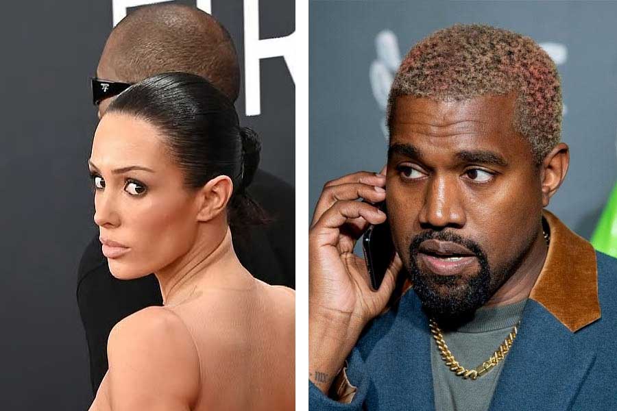 American Rapper Kanye West wife nude outfit  pay attention On grammy 2025 dgtl