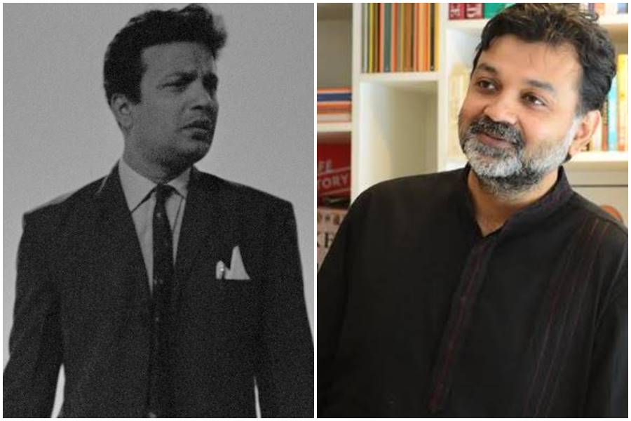 উত্তমকুমারের ‘নায়ক’ ছবির নিবেদক সৃজিত মুখোপাধ্যায়।
