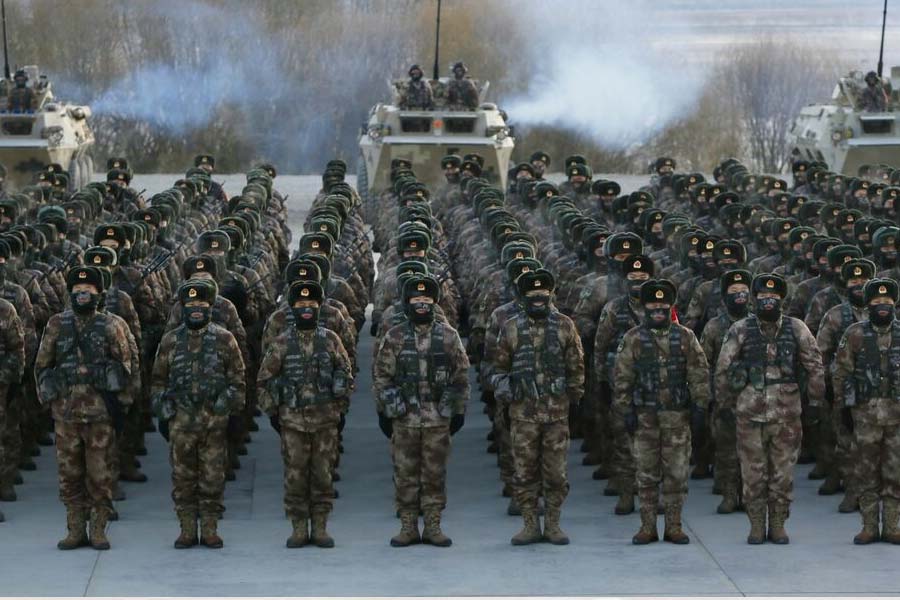 World Largest Military Command Center China constructing Super Pentagon to counter US