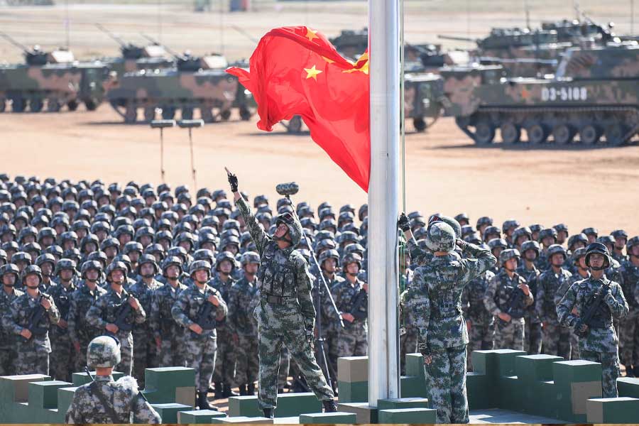 World Largest Military Command Center China constructing Super Pentagon to counter US