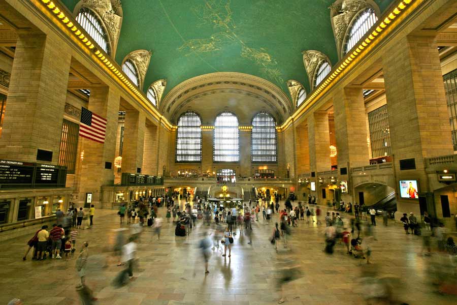 World’s largest railway station belongs to Grand Central Terminal in New York City with 44 station 