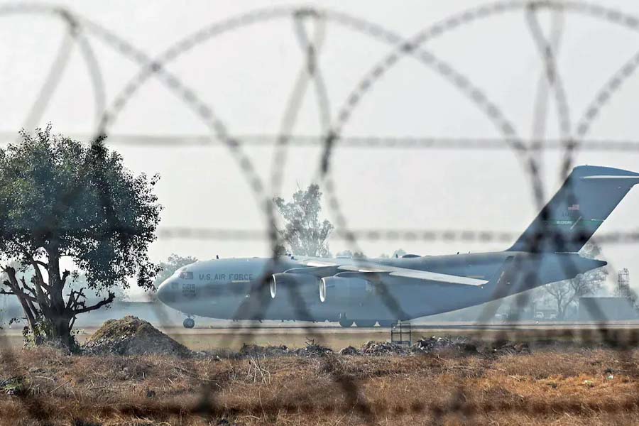 Why does the US military plane carrying deported Indians land in Amritsar instead of Delhi dgtl