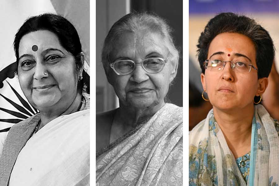 History of the Chiff Mimister of Delhi, Sushma Swaraj, Sheila Dikshit and Atishi Marlena