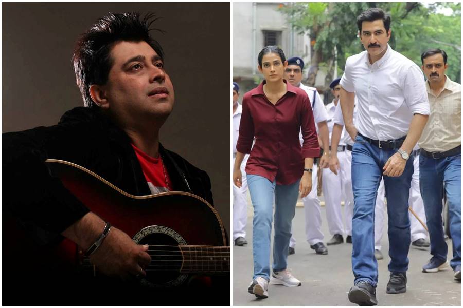 জিৎ গঙ্গোপাধ্যায় সুর দেওয়া সিরিজ় ‘খাকি ২’তে জিৎ।