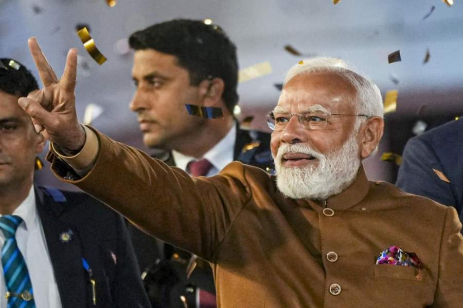 Narendra Modi addressed nation from BJP headquarter after winning Delhi Assembly Election 2025