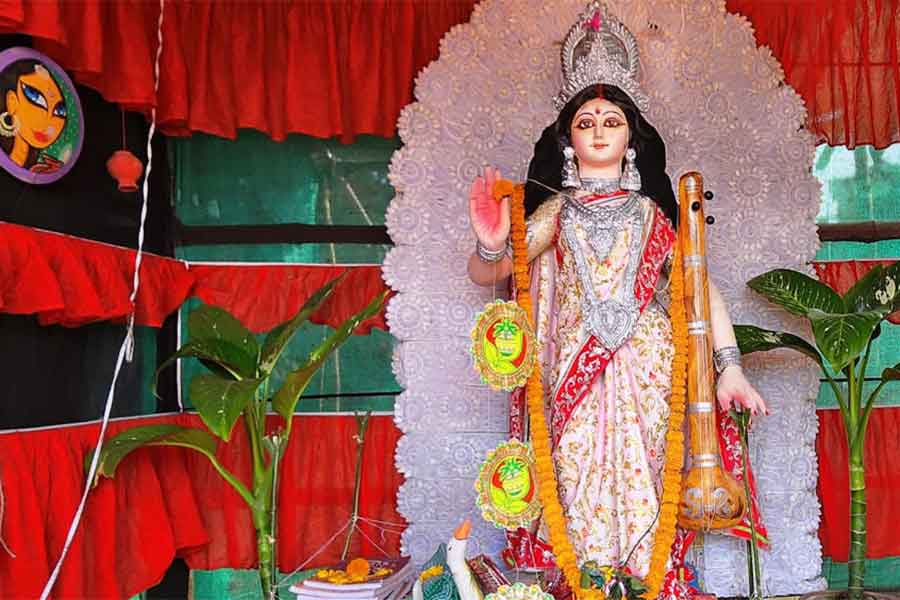 Saraswati Puja: Studies and cultural practices are now secondary