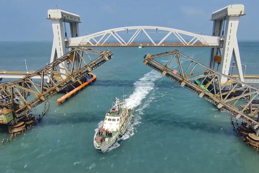 Pamban bridge will be the first vertical-lift bridge in Asia