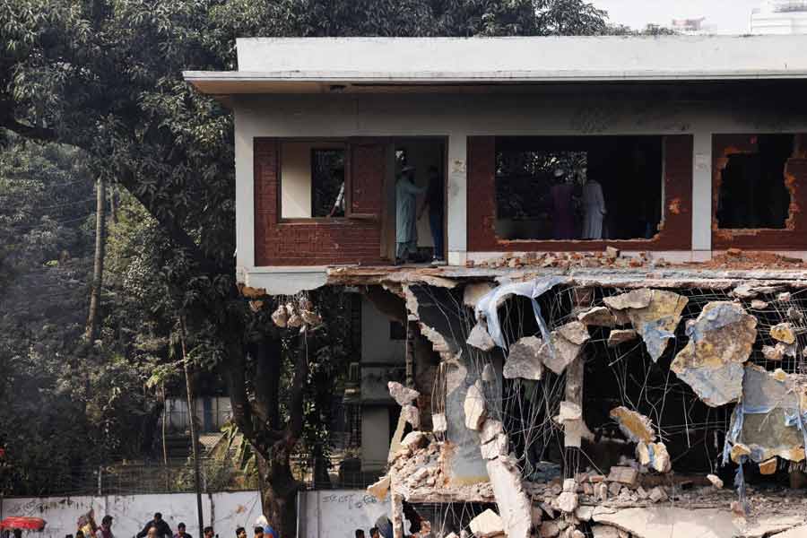 Bangladesh Fire Service officials say nothing mentionable found from the basement of 32 Dhanmondi Building of Dhaka dgtl