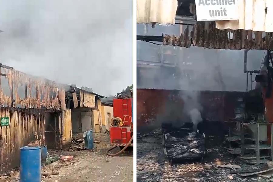 Fire broke out in Hooghly's Rubber factory dgtld