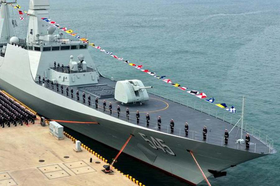 China's Type 055 Destroyer Can Counter 8 US Warships Using Unmanned Kill Web Tech in Pacific Conflict Over Taiwan