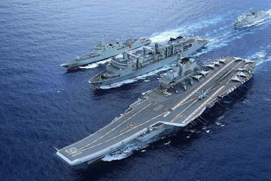 China's Type 055 Destroyer Can Counter 8 US Warships Using Unmanned Kill Web Tech in Pacific Conflict Over Taiwan