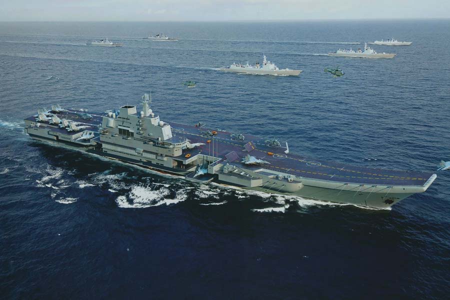 China's Type 055 Destroyer Can Counter 8 US Warships Using Unmanned Kill Web Tech in Pacific Conflict Over Taiwan