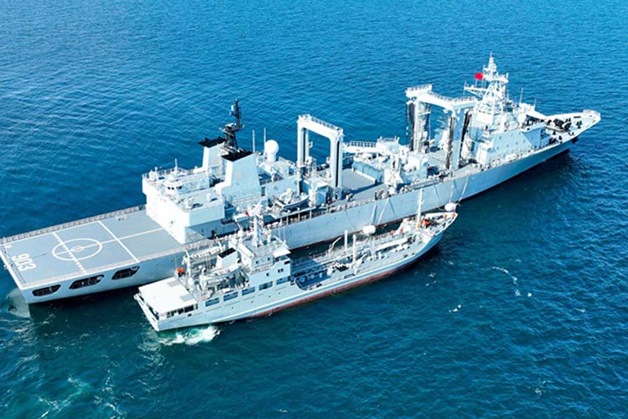 China's Type 055 Destroyer Can Counter 8 US Warships Using Unmanned Kill Web Tech in Pacific Conflict Over Taiwan