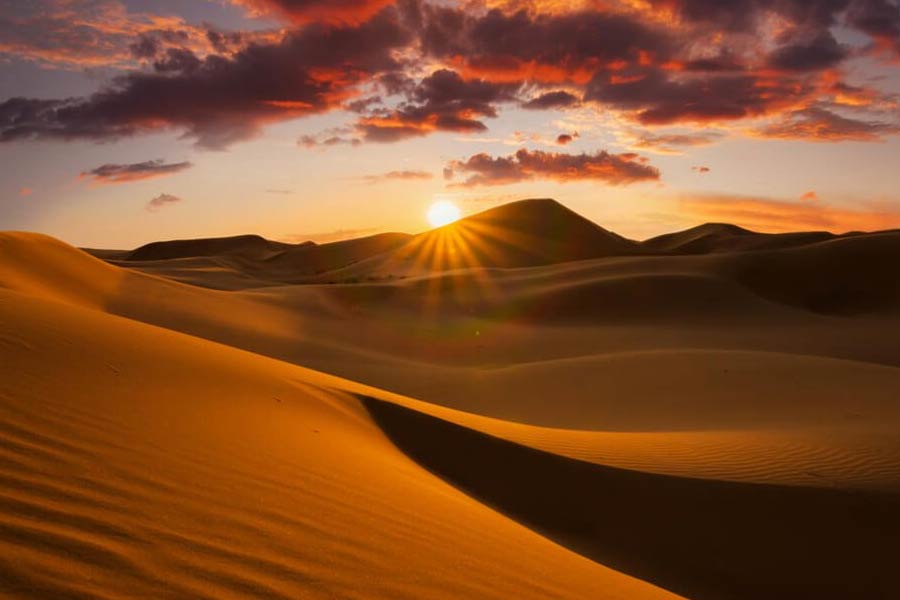 The Great Man-Made River is a network of pipes that supplies fresh water across the Libya