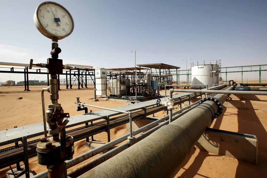 The Great Man-Made River is a network of pipes that supplies fresh water across the Libya