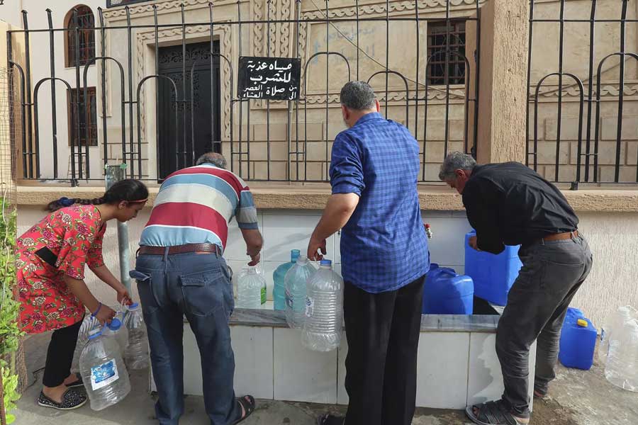 The Great Man-Made River is a network of pipes that supplies fresh water across the Libya