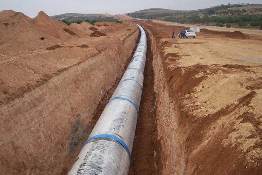 The Great Man-Made River is a network of pipes that supplies fresh water across the Libya