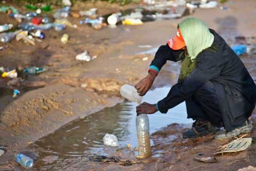 The Great Man-Made River is a network of pipes that supplies fresh water across the Libya