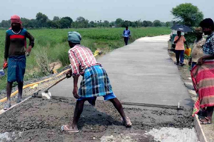 The West Bengal government has emphasized the development of infrastructure in the target of upcoming assembly elections