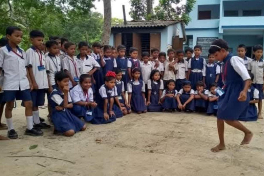 Students love to come school regularly due to the teachers in Raidighi