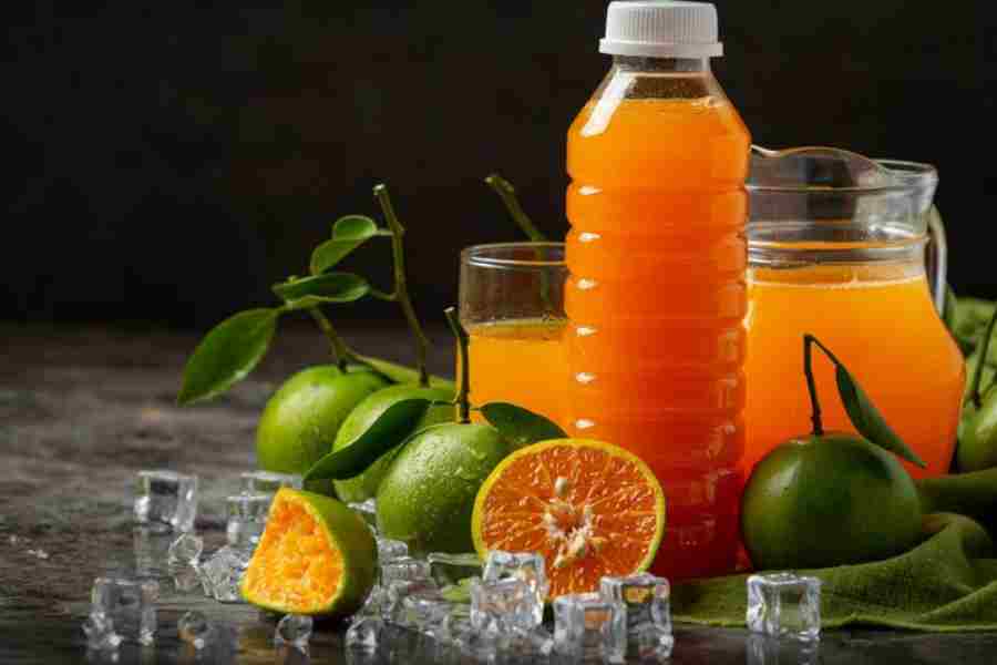 A glass of homemade electrolyte drink will keep elderly people fit through season change