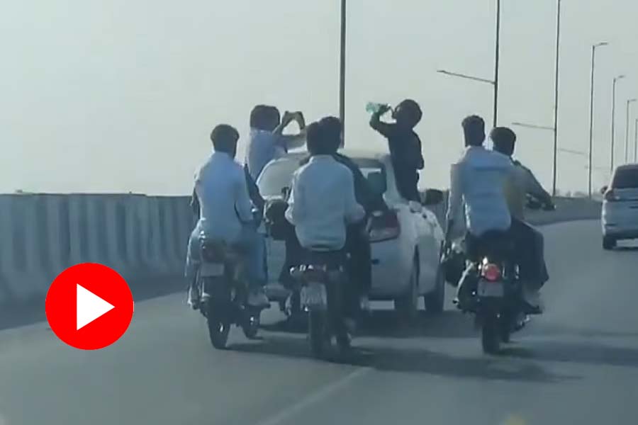 young men created a ruckus on highway