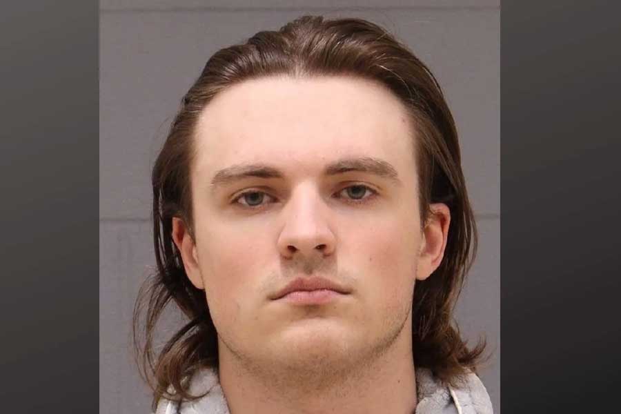 Man setting fire to the home