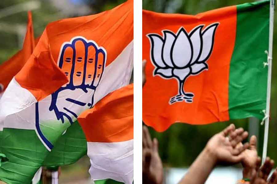 controversy between Congress and BJP over the Usd organization of America