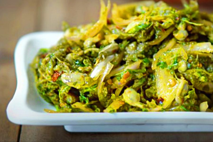 Bengali Vorta Recipe with snowpeas and Rohu Fish dgtl