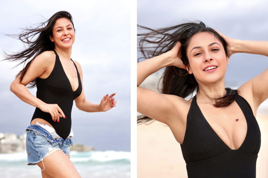 Shehnaaz Gill trolled for wearing swimsuit with unzipped shorts