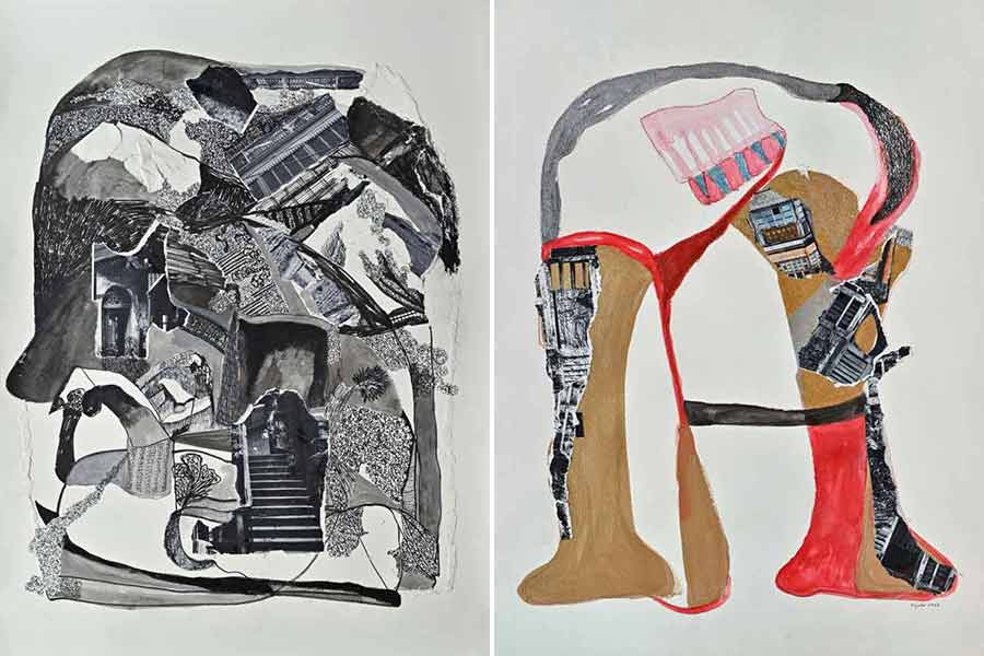 Review of an Art exhibition on the works of Contemporary Artist Sujata Kar Saha held at Gallery Charubasona