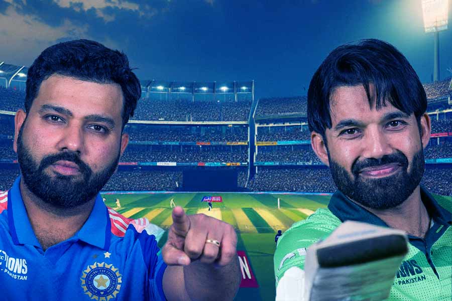 Rohit Sharma and Mohammad Rizwan