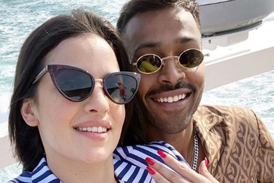 Nataša Stanković and Hardik Pandya