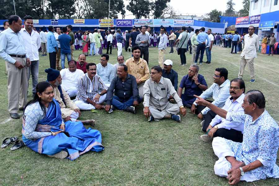 Leaders of Different Political parties spent time together at Beldanga Book Fair