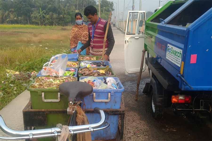 Service charges to collect garbage from home at Dankuni
