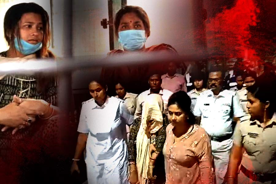 The woman arrested in the Madhyamgram murder case was also accused of theft