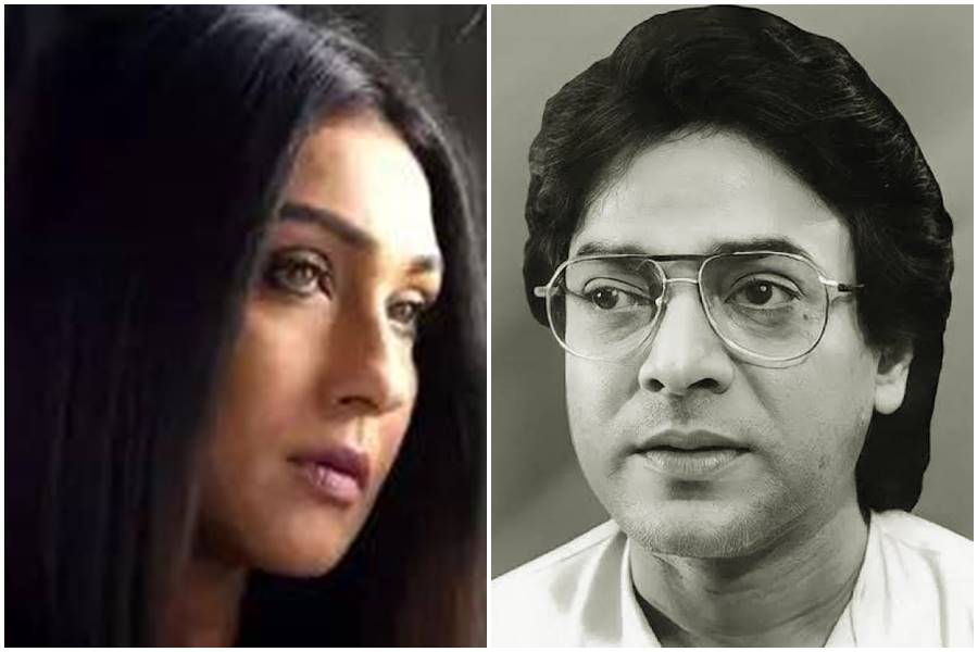 ঋতুপর্ণা সেনগুপ্তের স্মৃতিতে উত্তম মহান্তি।