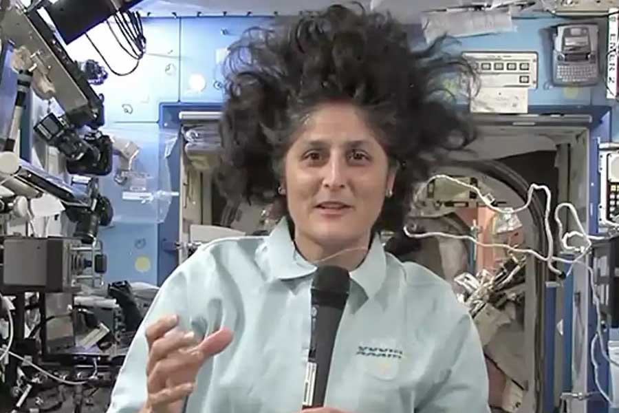 Astronaut Sunita Williams witnessed 16 sunrises and sunsets on New Year aboard the ISS