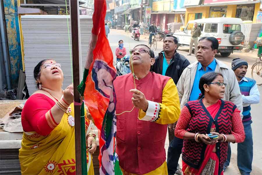 BJP leaders joined TMC at nandigram