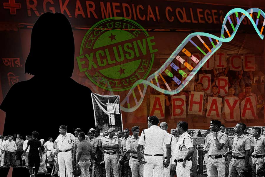 RG Kar hospital case CSFL reports indicate the chromosome of a woman in the victim's DNA dgtlx