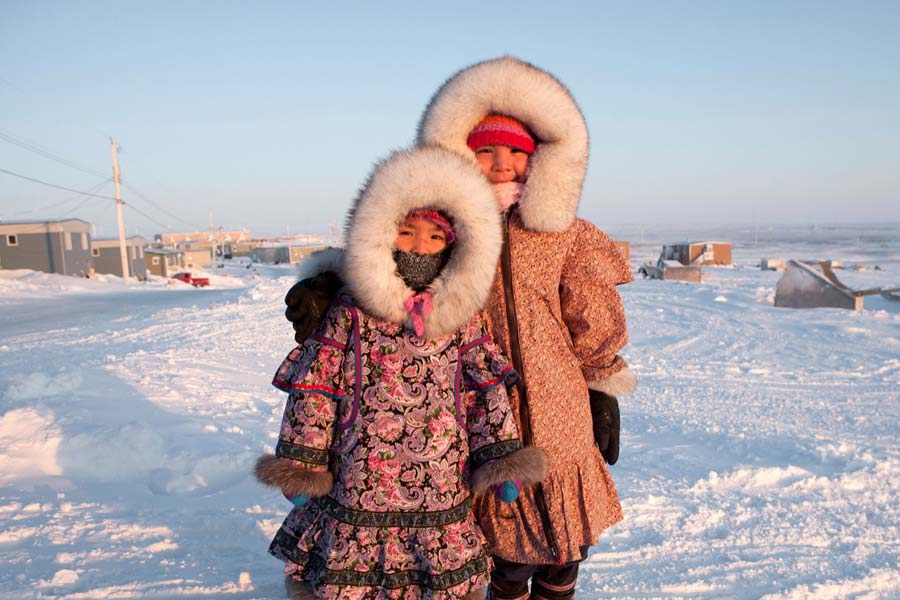 A tragic story of six intuits who had been bought from Greenland to America