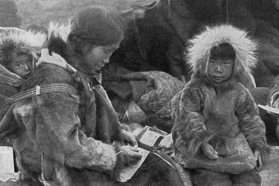 A tragic story of six intuits who had been bought from Greenland to America 