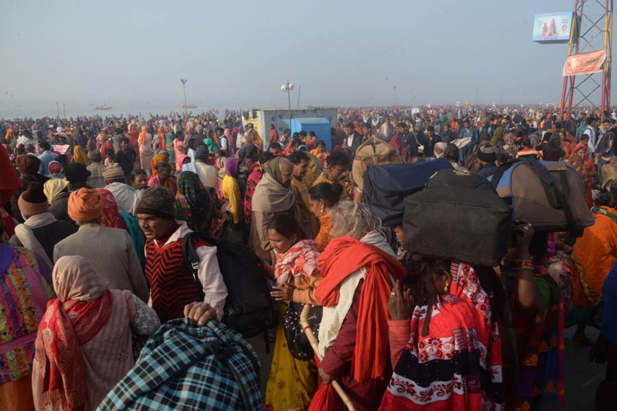 Police have intensified surveillance on the river Gangesagar Mela to prevent illegal infiltration from Bangladesh