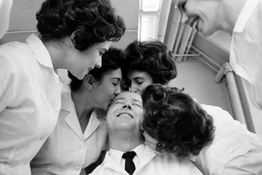 There was Lipstick tester whose job was to be kissed all day