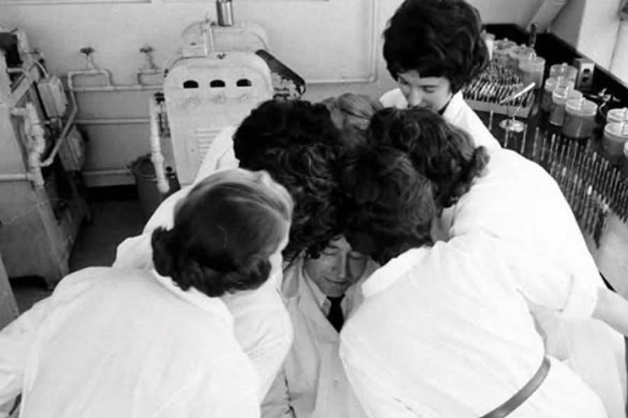 There was Lipstick tester whose job was to be kissed all day