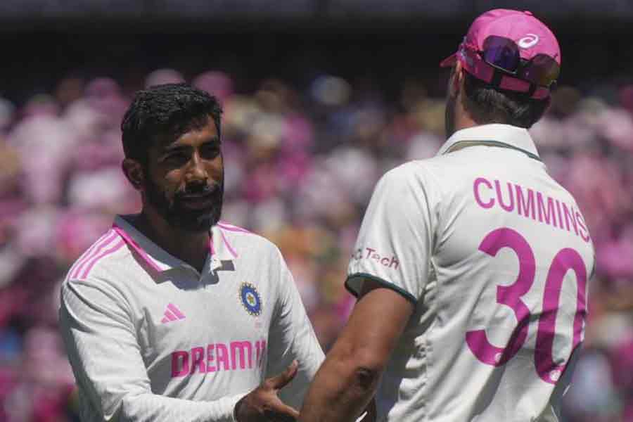 Jasprit Bumrah and Pat Cummins