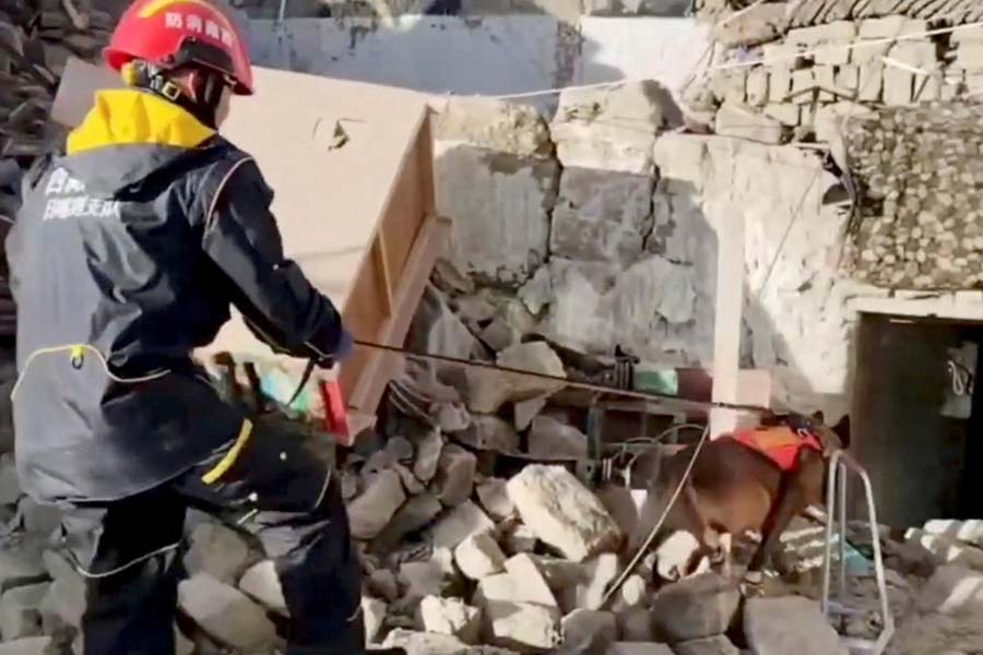 Pictures of Tibet after powerful earthquake hit the region